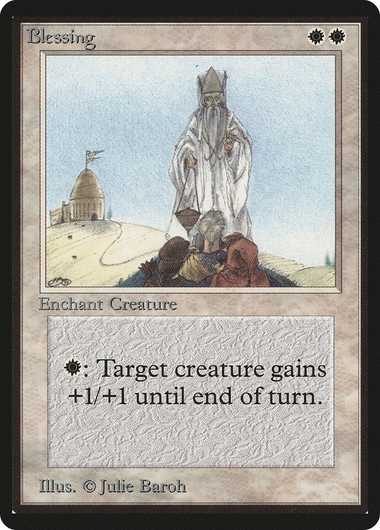 Blessing — Limited Edition Beta — Magic: The Gathering