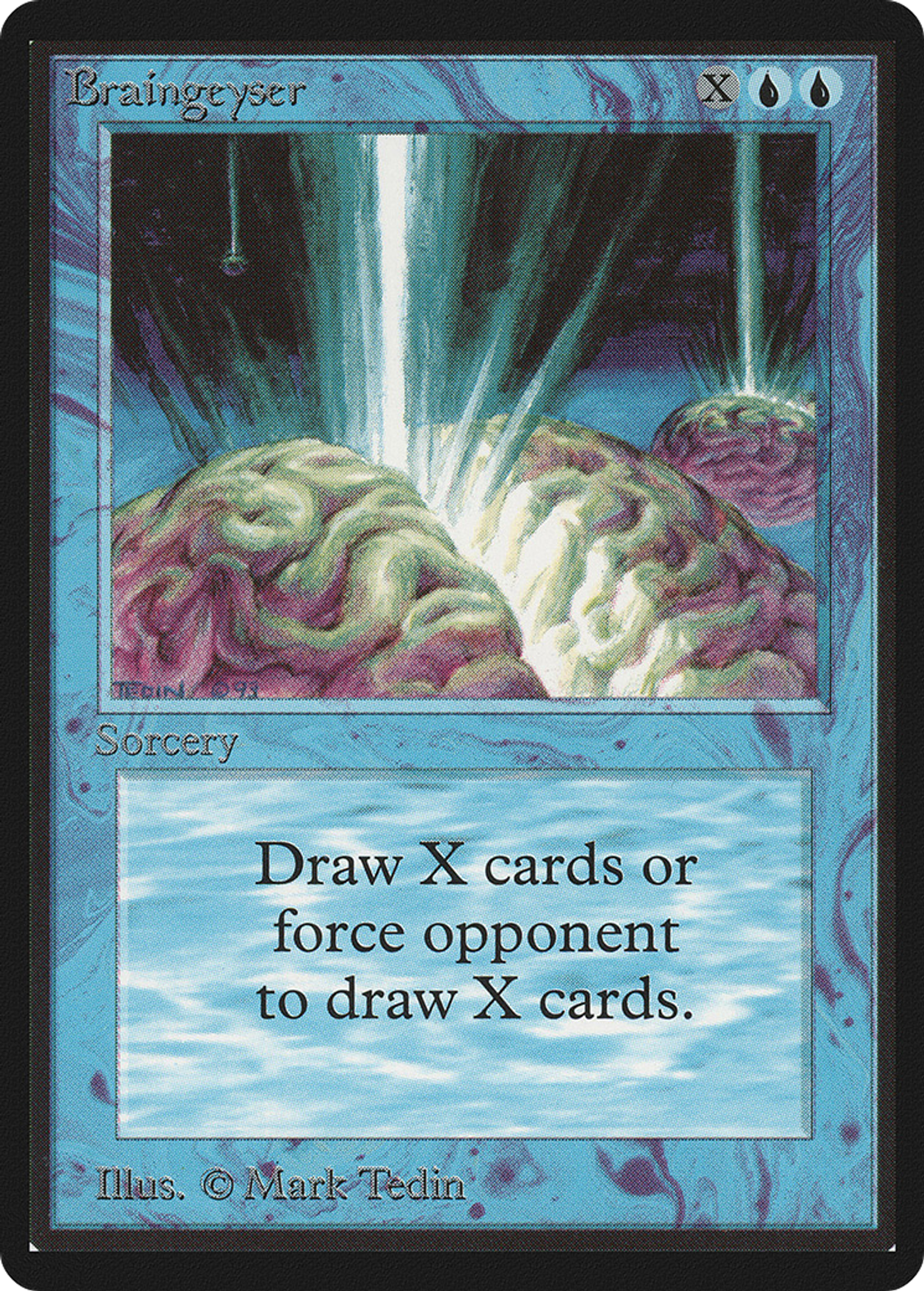 Geyser cérébral — Limited Edition Beta — Magic: The Gathering