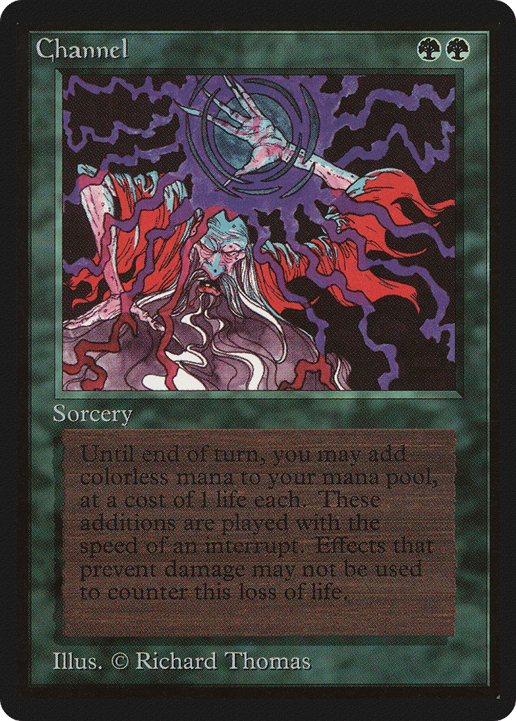 Channel — Limited Edition Beta — Magic: The Gathering