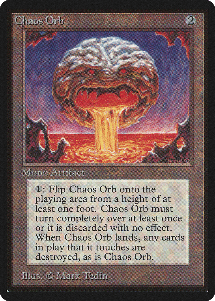 Chaos Orb — Limited Edition Beta — Magic: The Gathering