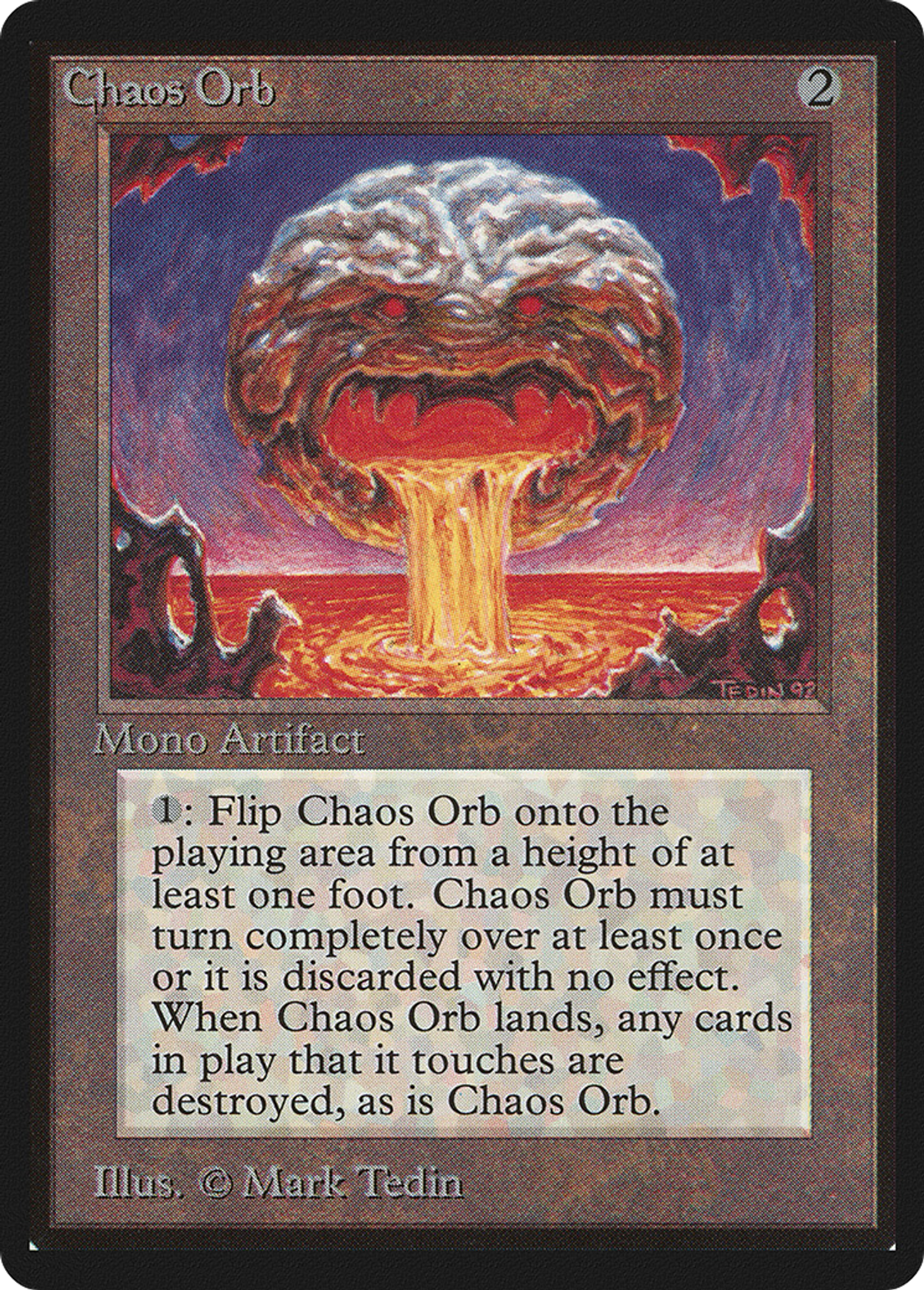 Chaos Orb — Limited Edition Beta — Magic: The Gathering