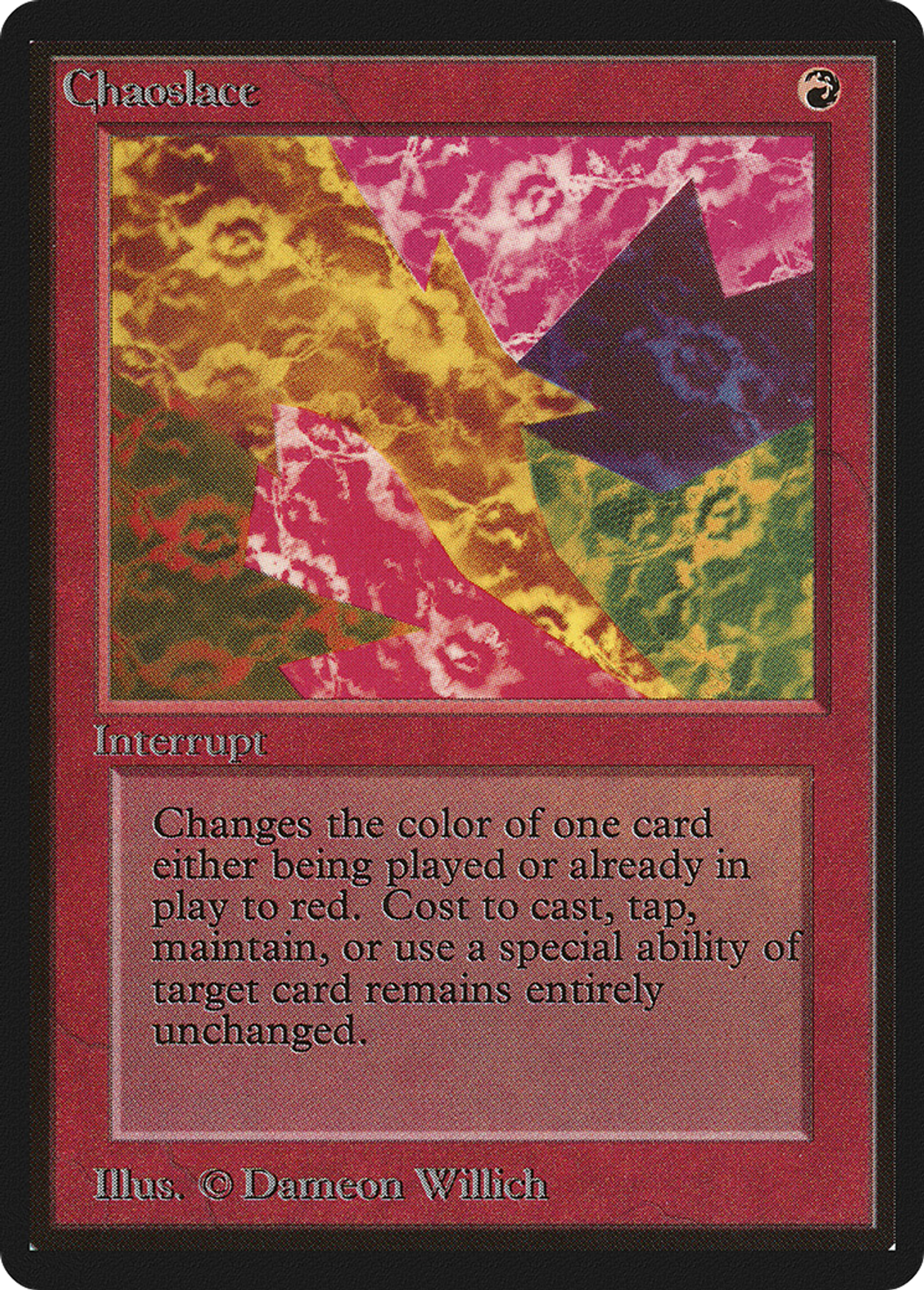 Voile de chaos — Limited Edition Beta — Magic: The Gathering