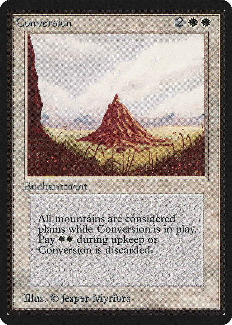 Conversion — Limited Edition Beta — Magic: The Gathering