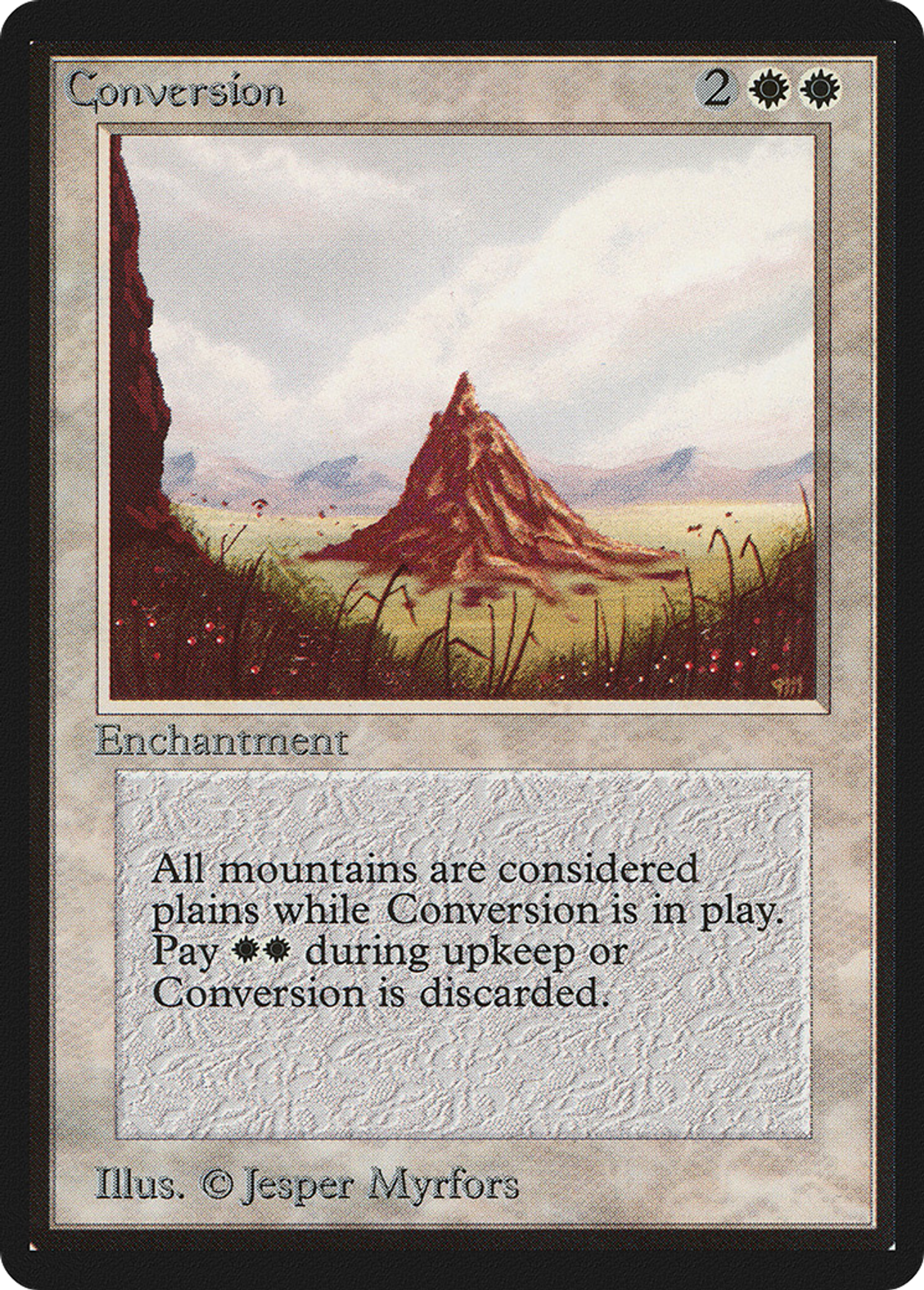 Conversion — Limited Edition Beta — Magic: The Gathering