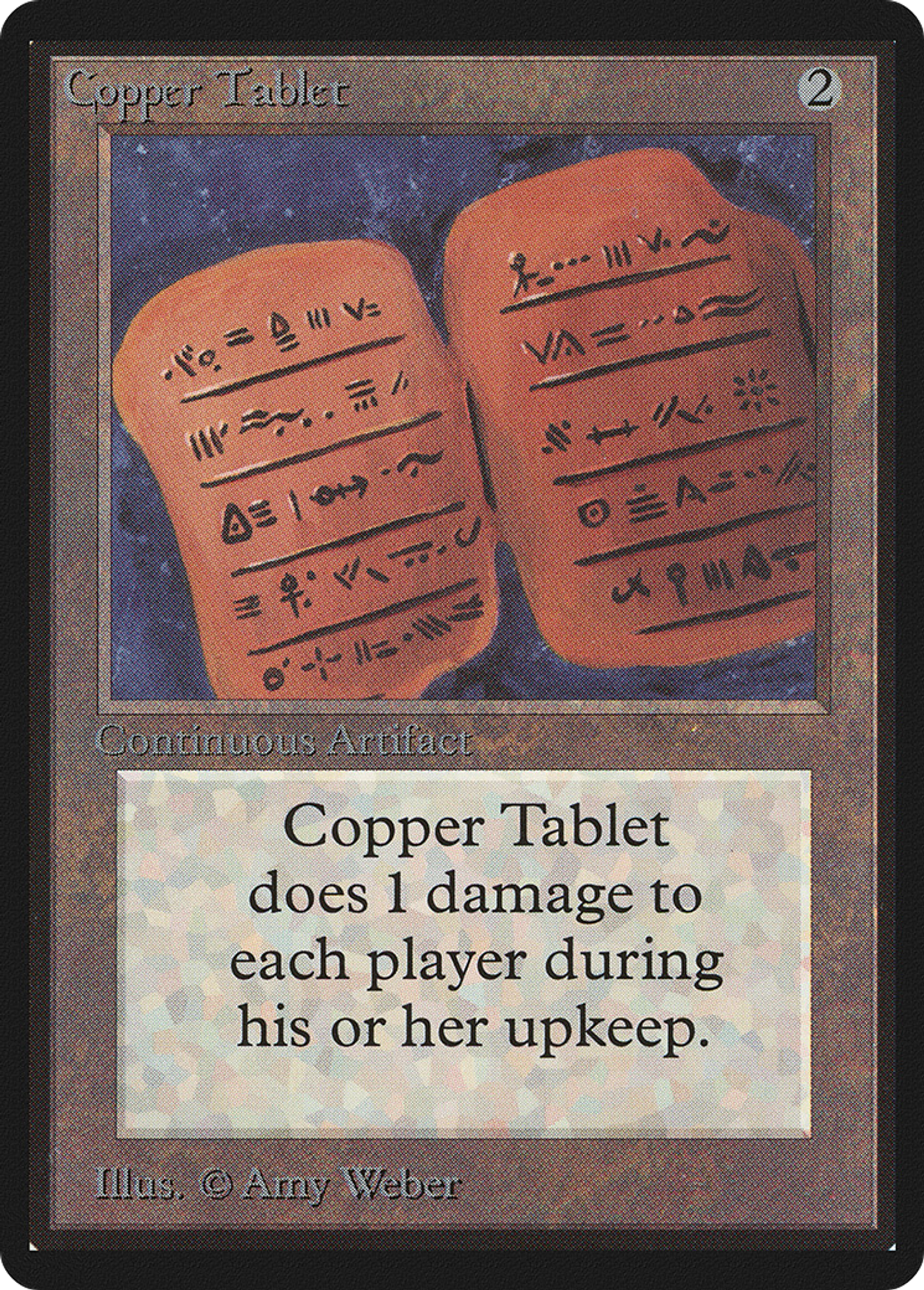 Copper Tablet - Magic: The Gathering