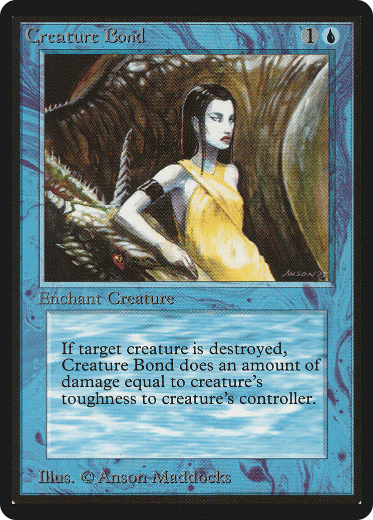 Creature Bond — Limited Edition Beta — Magic: The Gathering