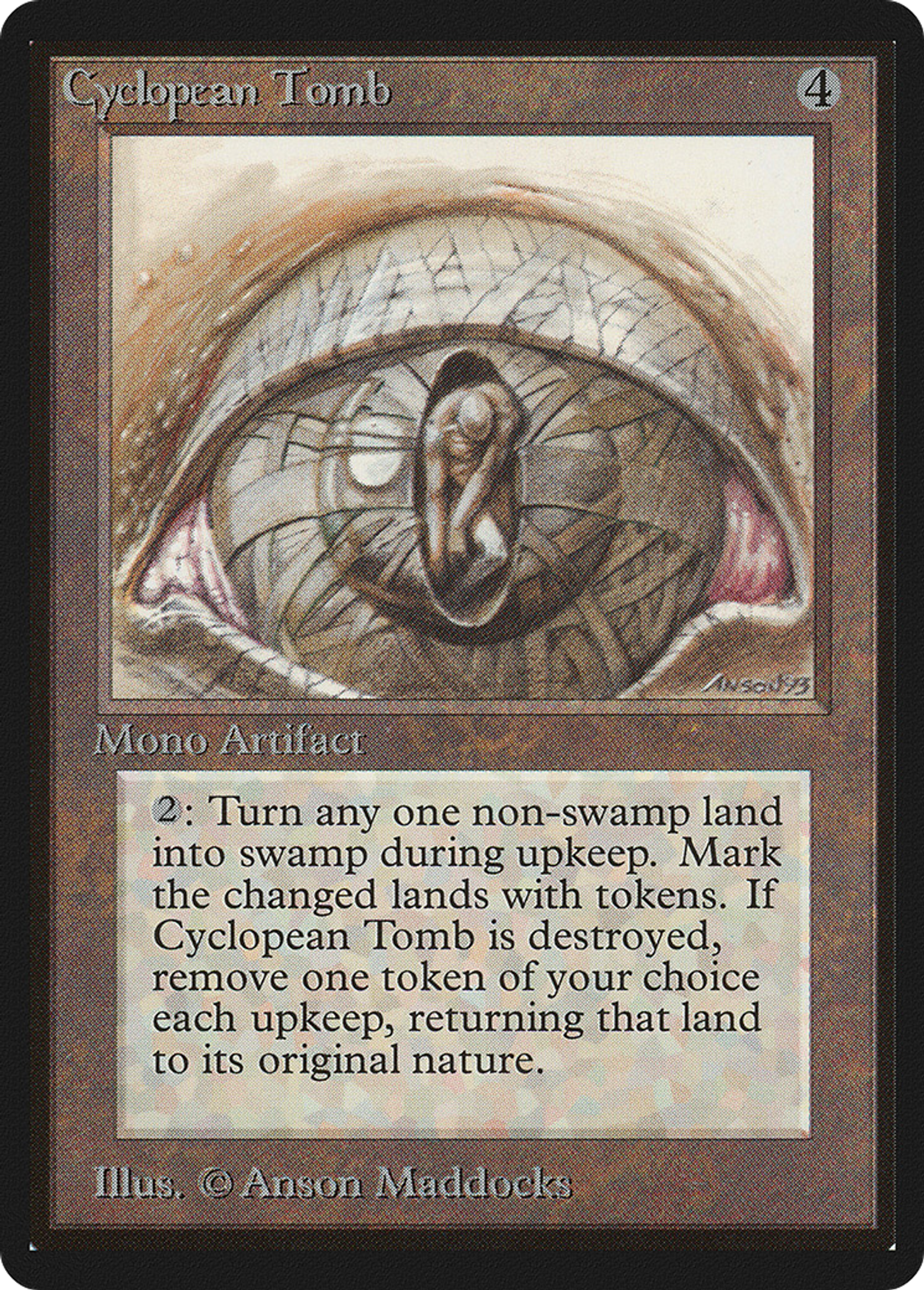 Cyclopean Tomb — Limited Edition Beta — Magic: The Gathering