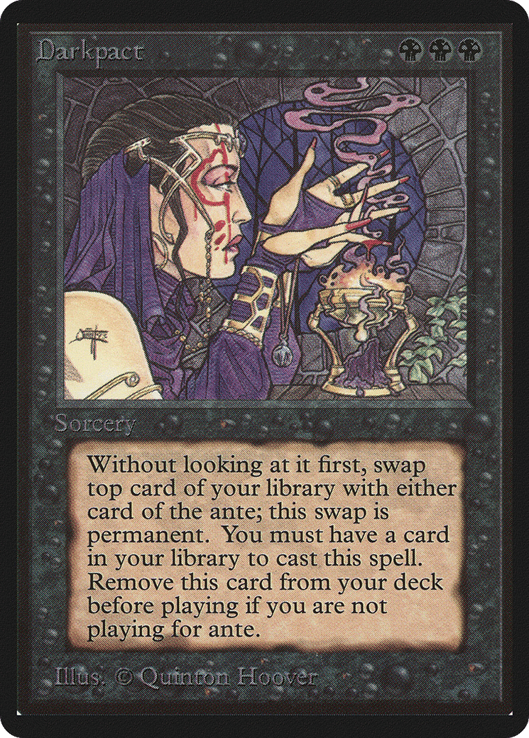 Pacte ténébreux — Limited Edition Beta — Magic: The Gathering