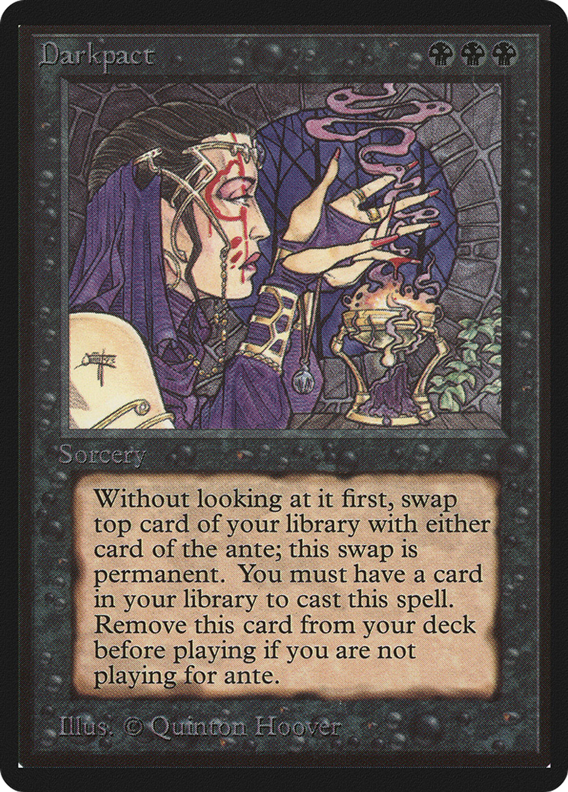 Pacte ténébreux — Limited Edition Beta — Magic: The Gathering