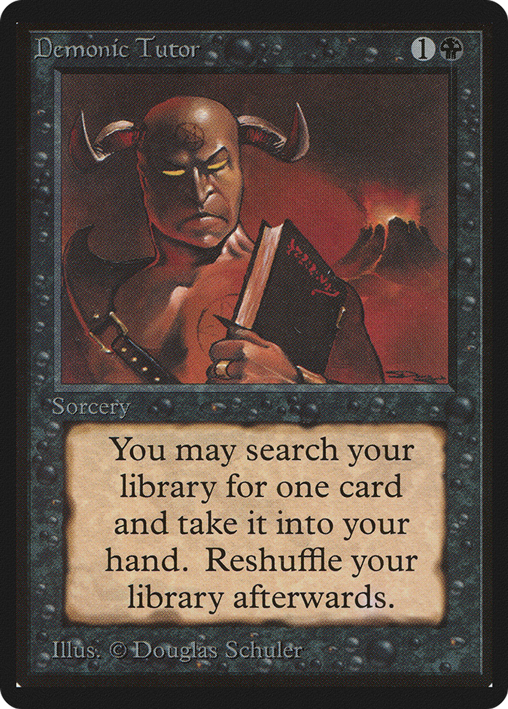 Précepteur diabolique — Limited Edition Beta — Magic: The Gathering