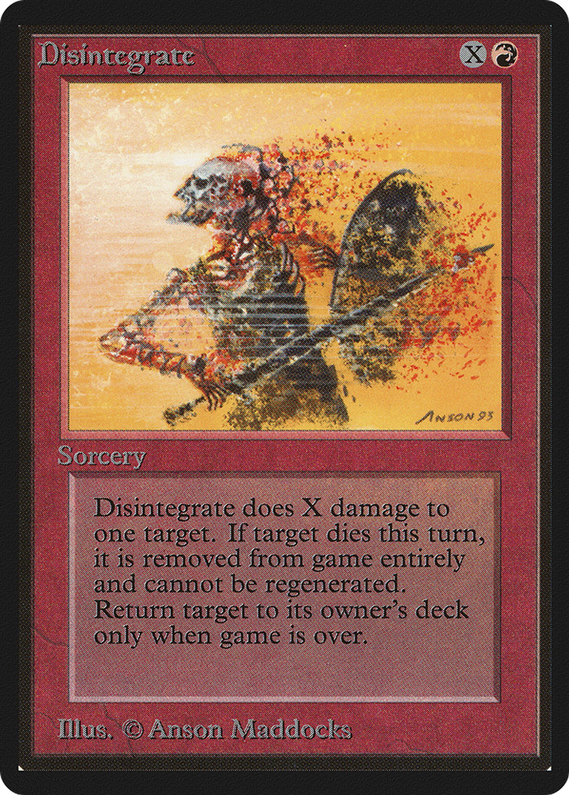 Désintégration — Limited Edition Beta — Magic: The Gathering