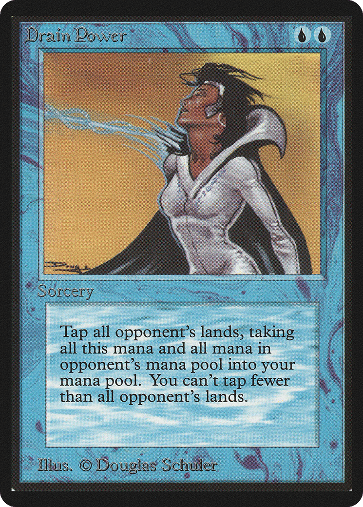 Drain Power — Limited Edition Beta — Magic: The Gathering