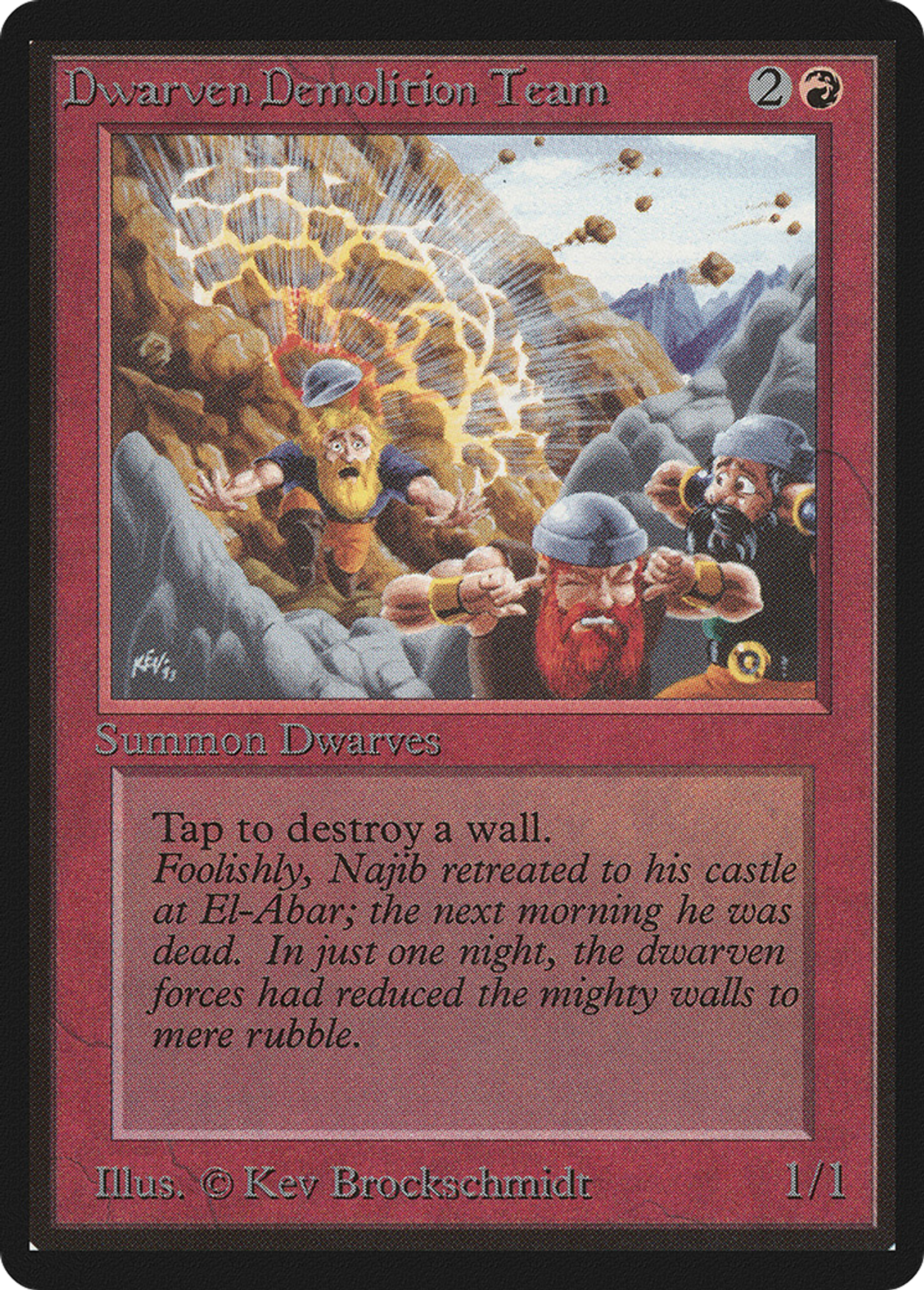 Équipe de démolition naine - Magic: The Gathering