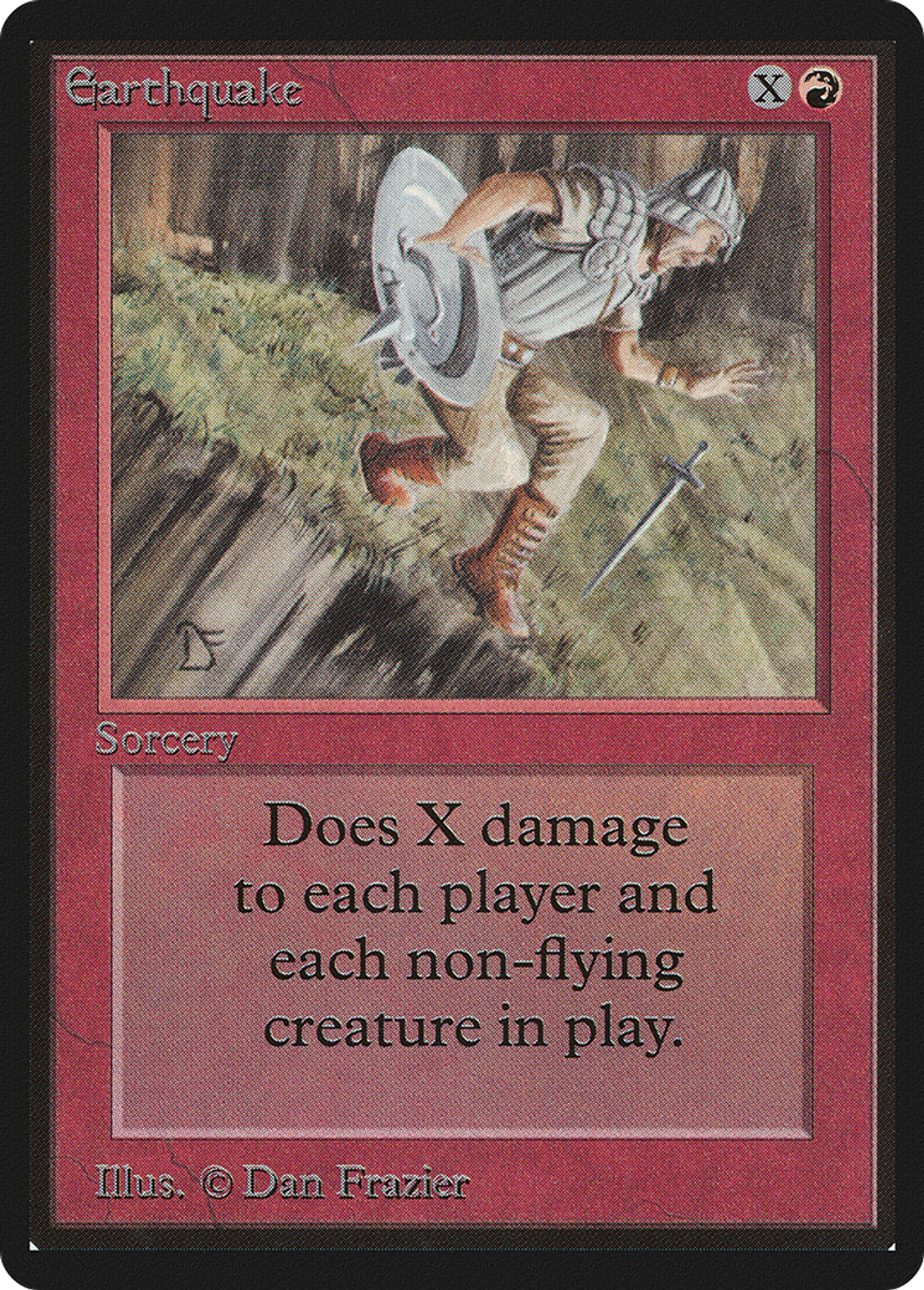 Tremblement de terre — Limited Edition Beta — Magic: The Gathering