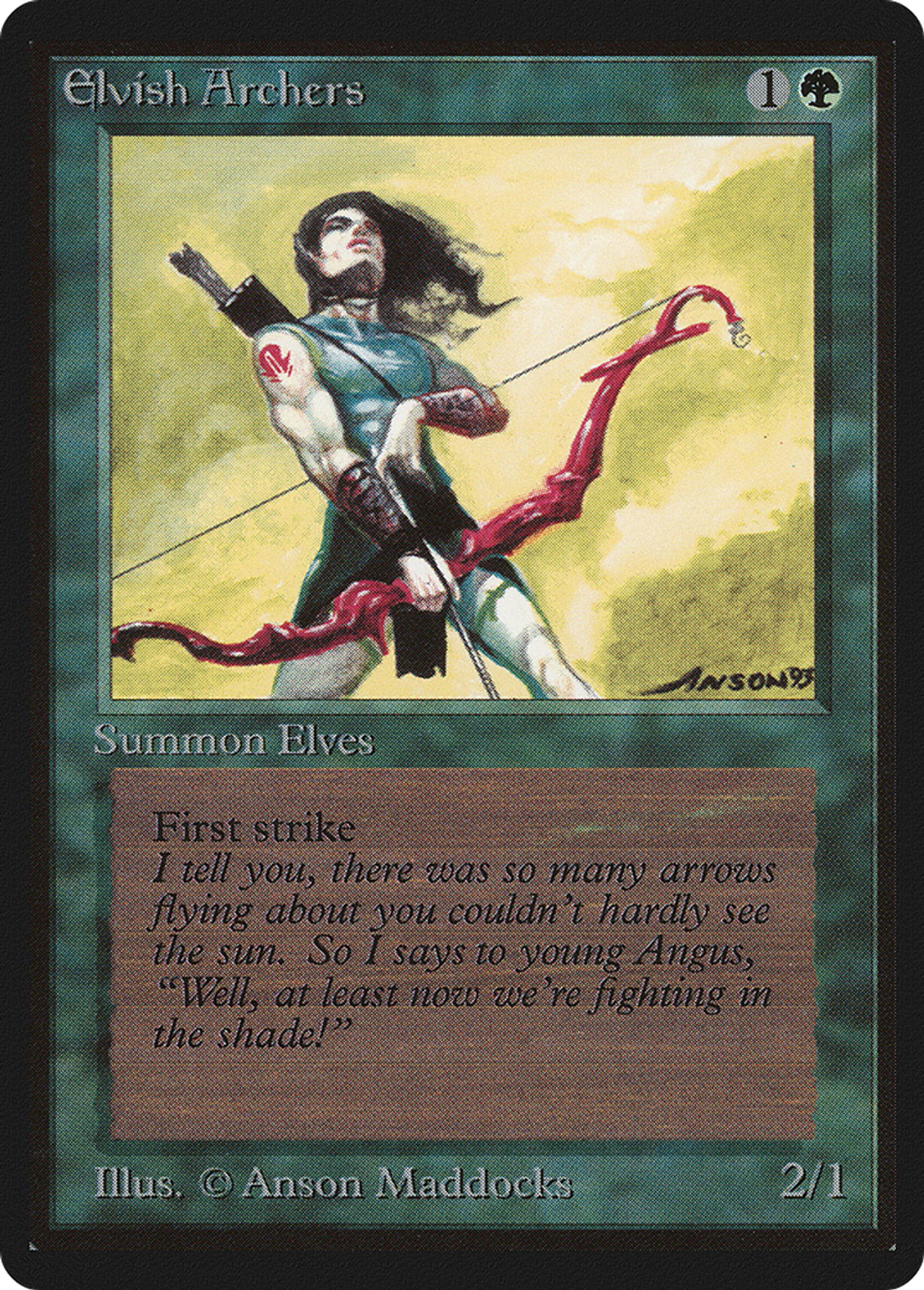 Archers elfes — Limited Edition Beta — Magic: The Gathering