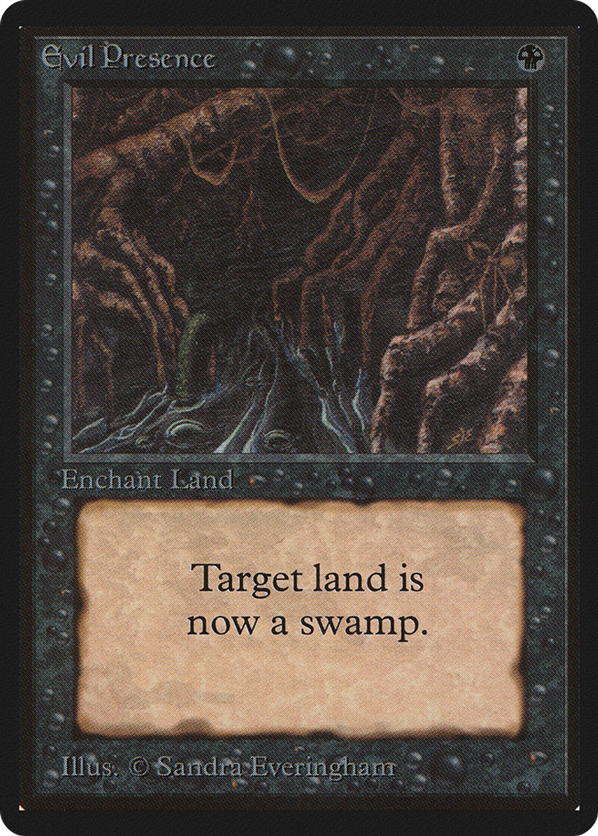 Présence malveillante — Limited Edition Beta — Magic: The Gathering