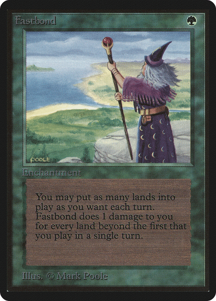 Fastbond — Limited Edition Beta — Magic: The Gathering
