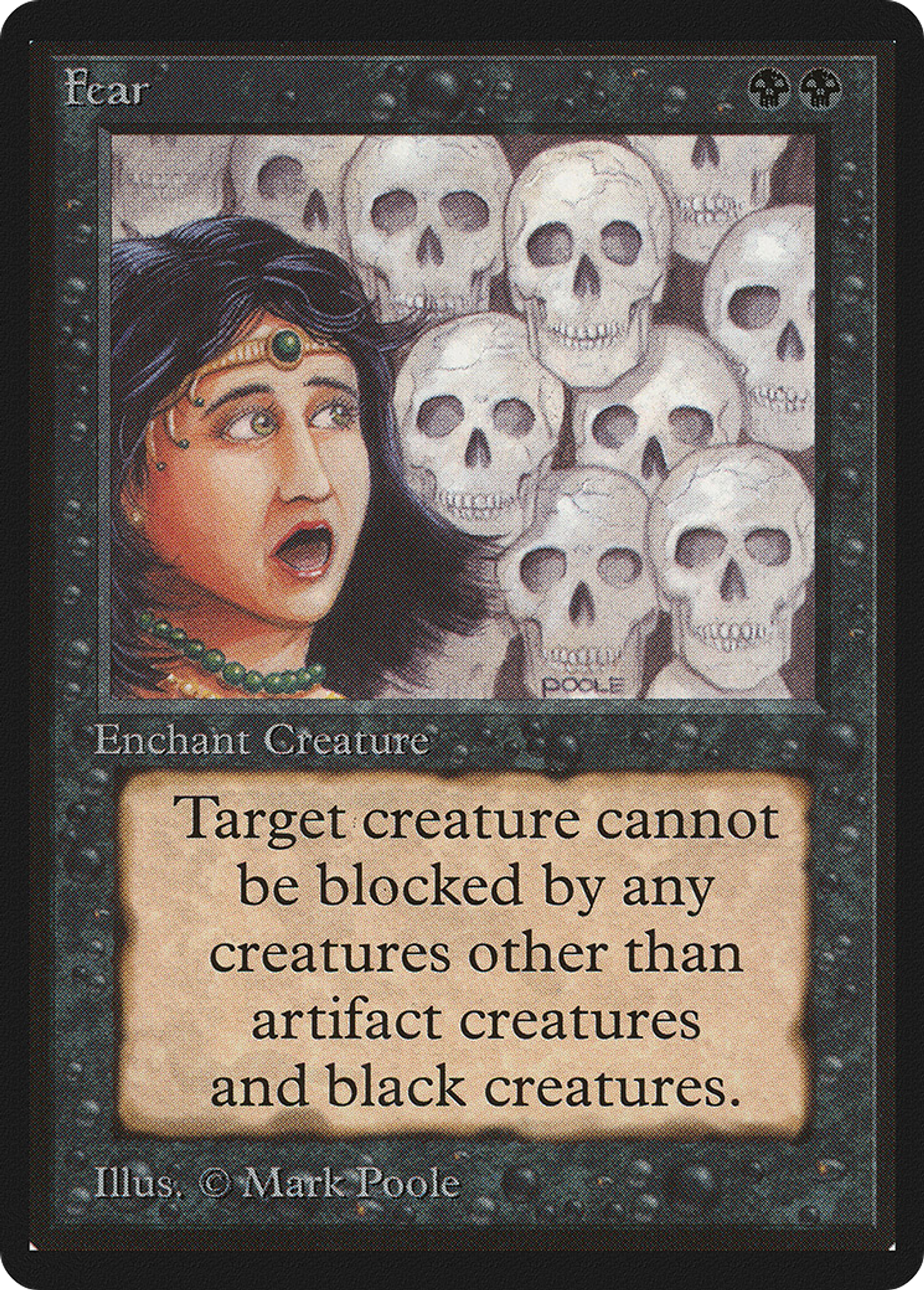 Peur — Limited Edition Beta — Magic: The Gathering