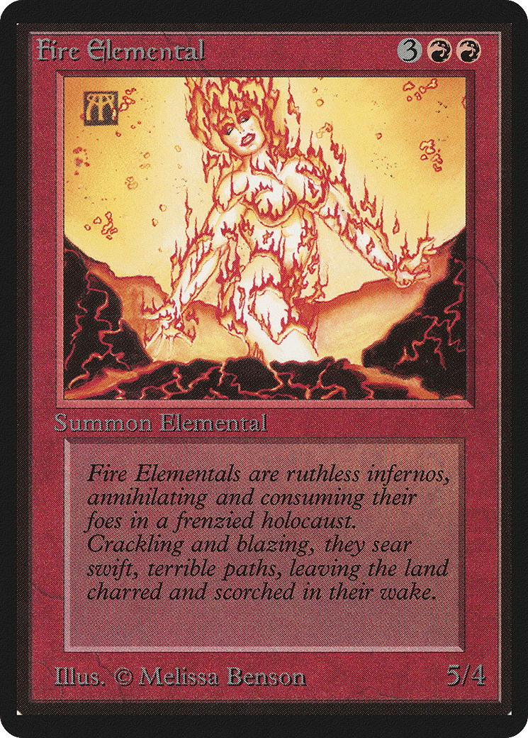 Fire Elemental — Limited Edition Beta — Magic: The Gathering