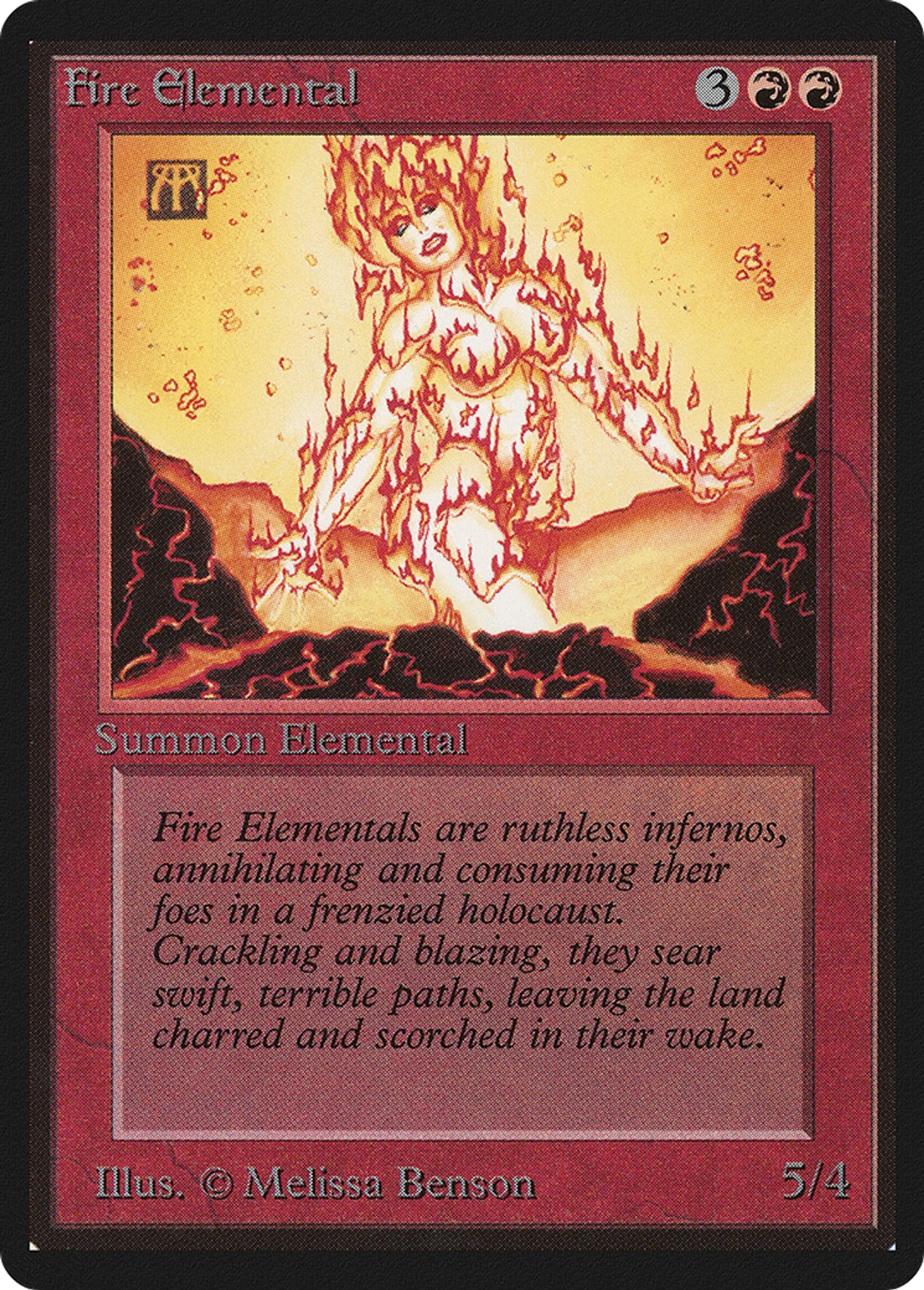 Élémental de feu — Limited Edition Beta — Magic: The Gathering