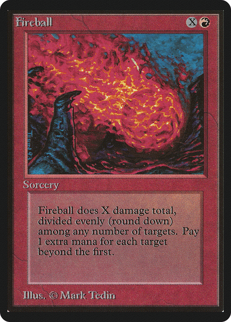 Boule de feu — Limited Edition Beta — Magic: The Gathering