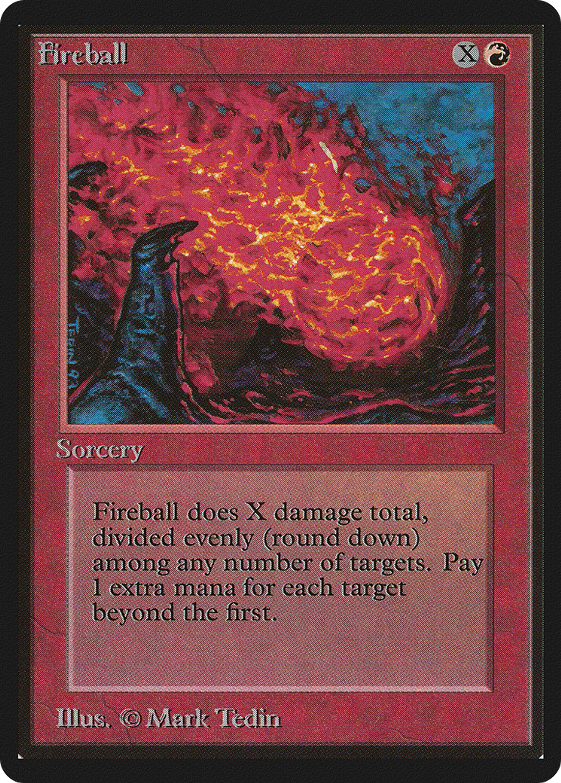 Boule de feu — Limited Edition Beta — Magic: The Gathering