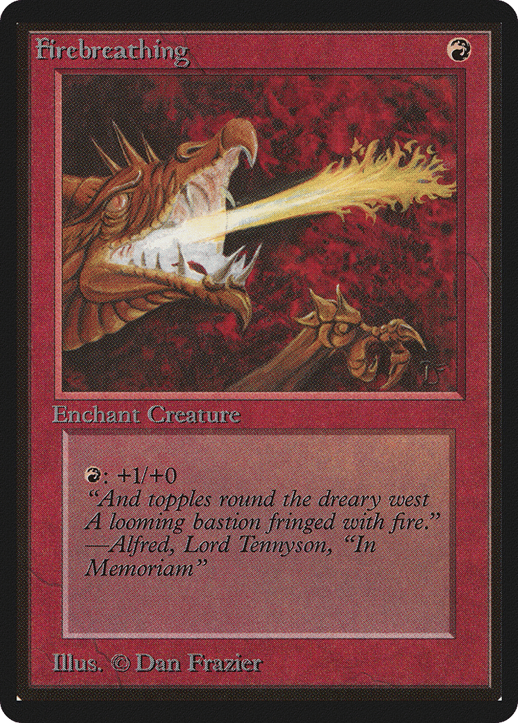 Firebreathing — Limited Edition Beta — Magic: The Gathering