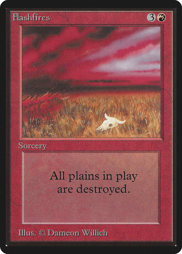 Flashfires — Limited Edition Beta — Magic: The Gathering
