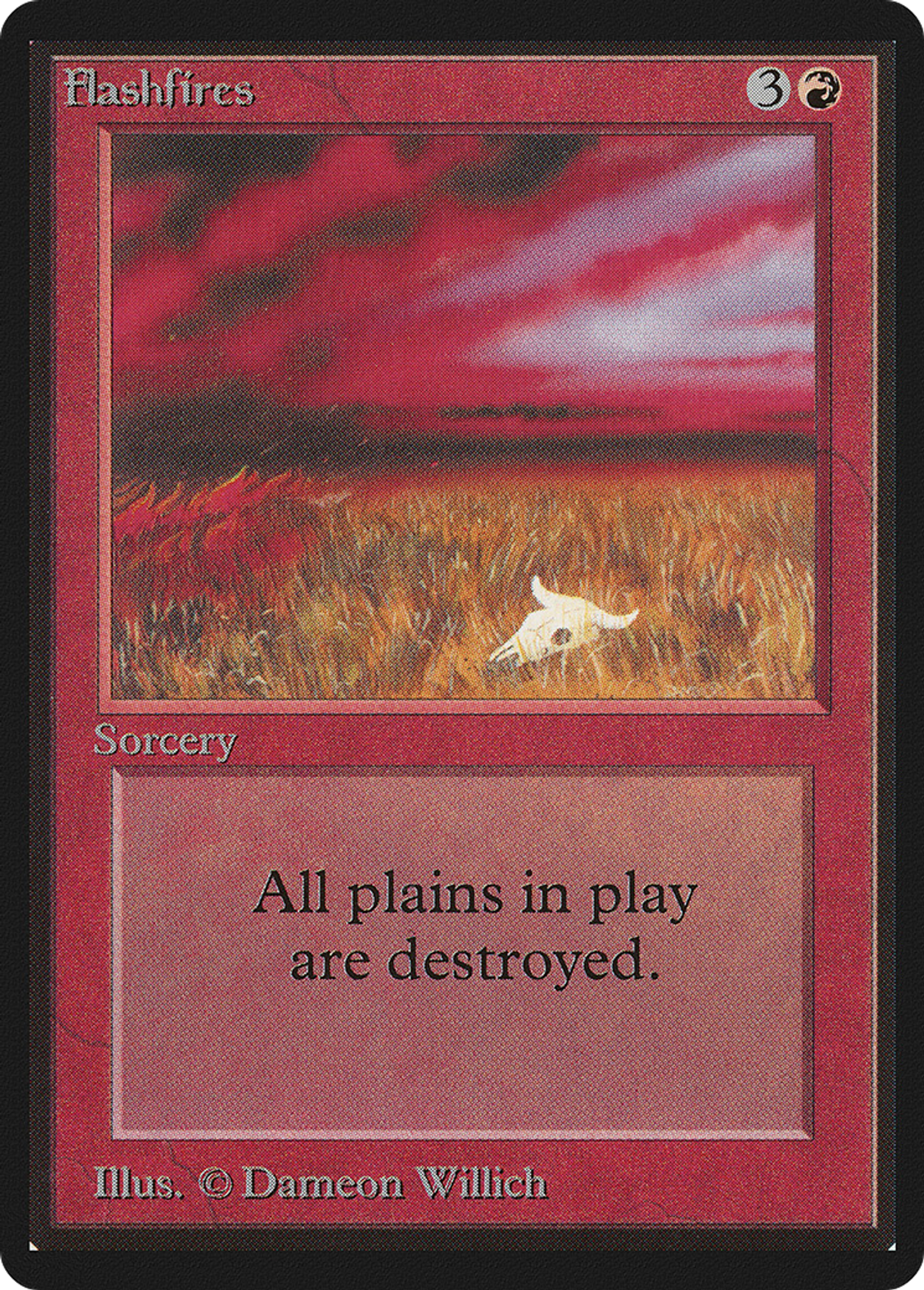 Feu de brousse — Limited Edition Beta — Magic: The Gathering