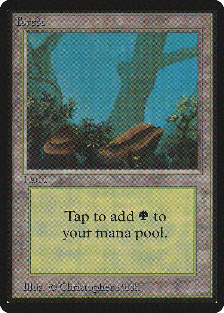 Forest — Limited Edition Beta — Magic: The Gathering