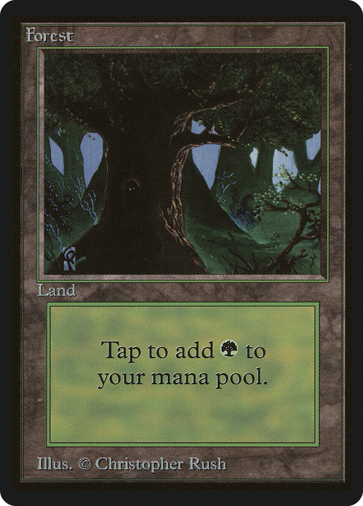 Forest — Limited Edition Beta — Magic: The Gathering