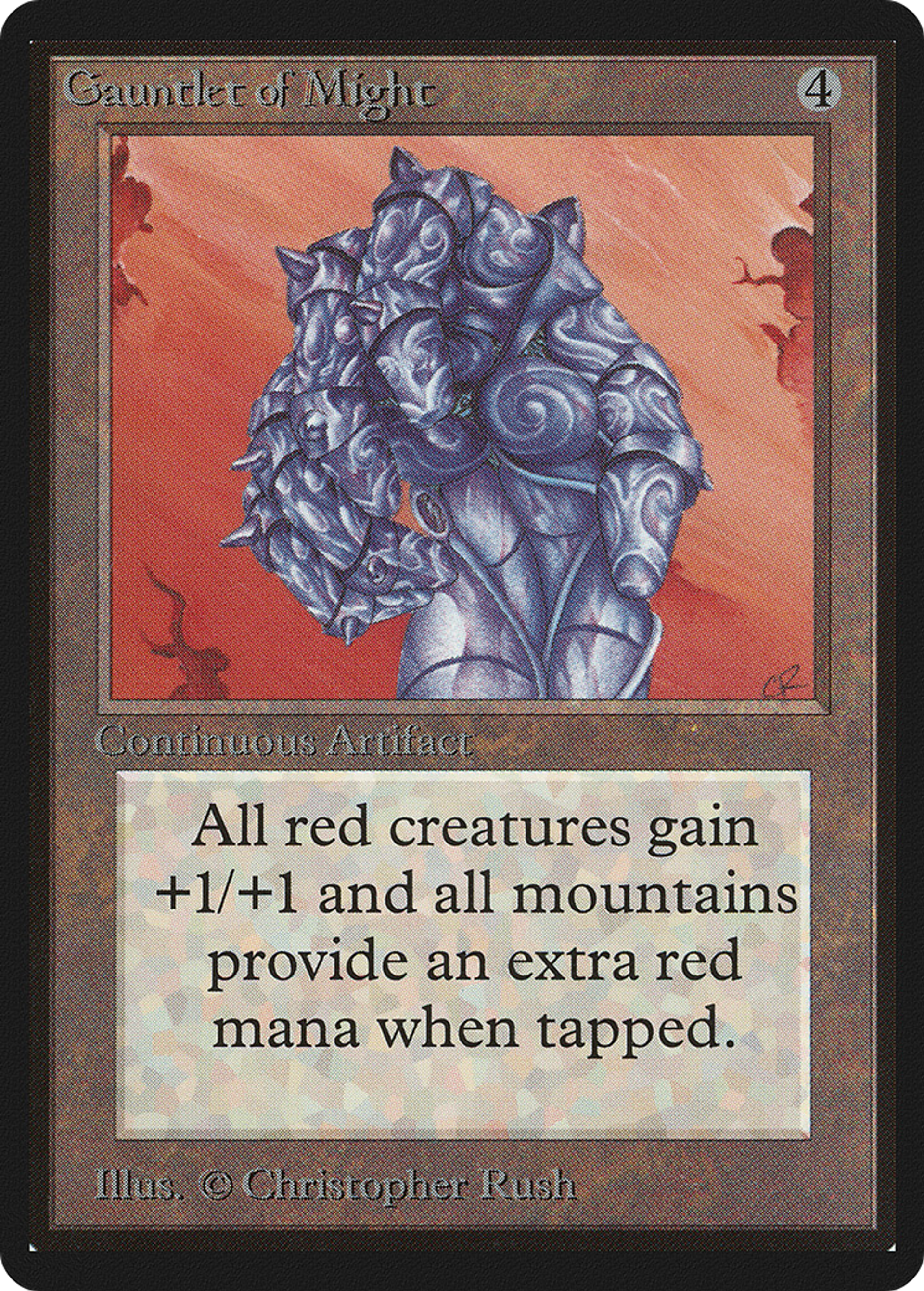 Gauntlet of Might — Limited Edition Beta — Magic: The Gathering