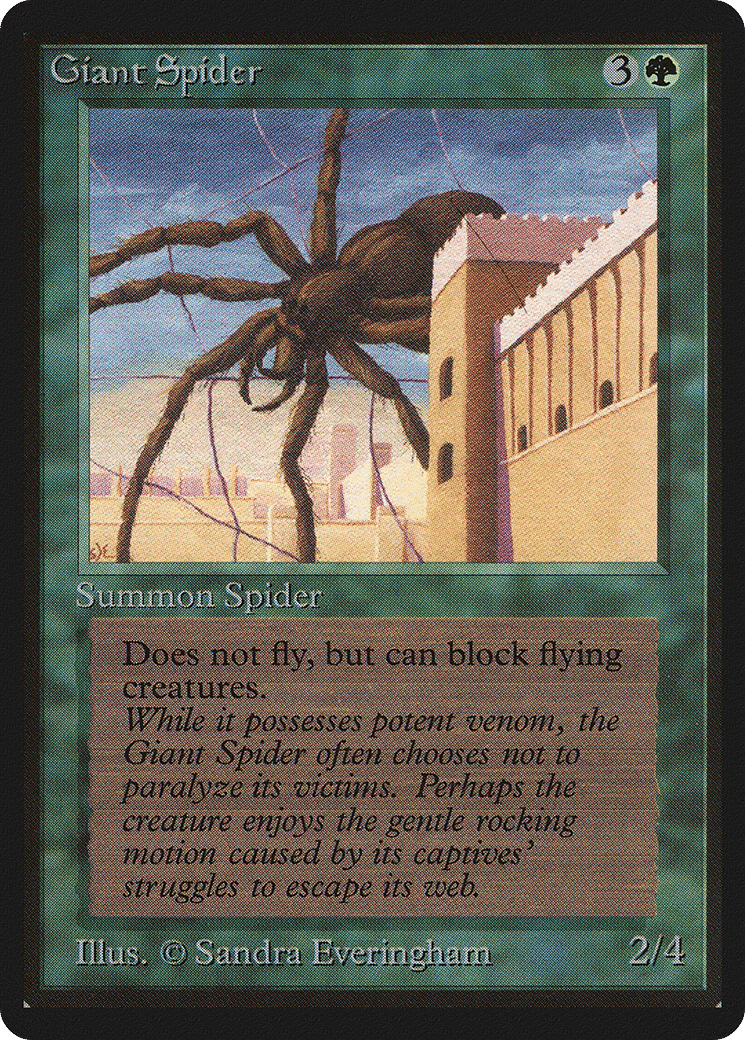 Giant Spider — Limited Edition Beta — Magic: The Gathering