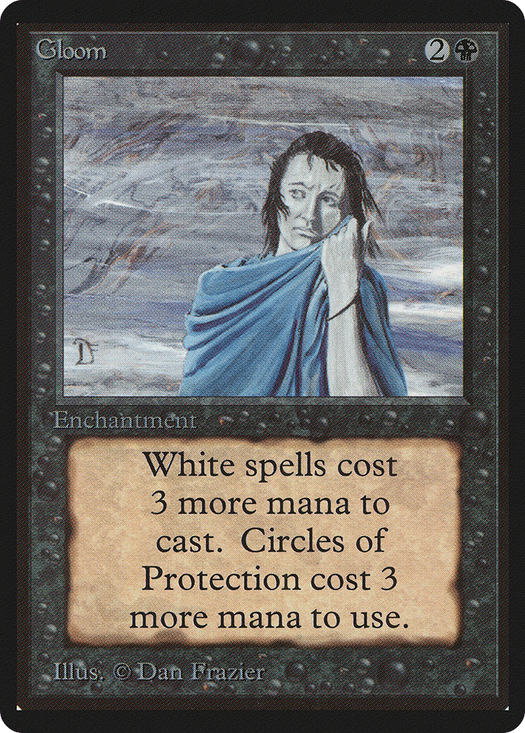Gloom — Limited Edition Beta — Magic: The Gathering