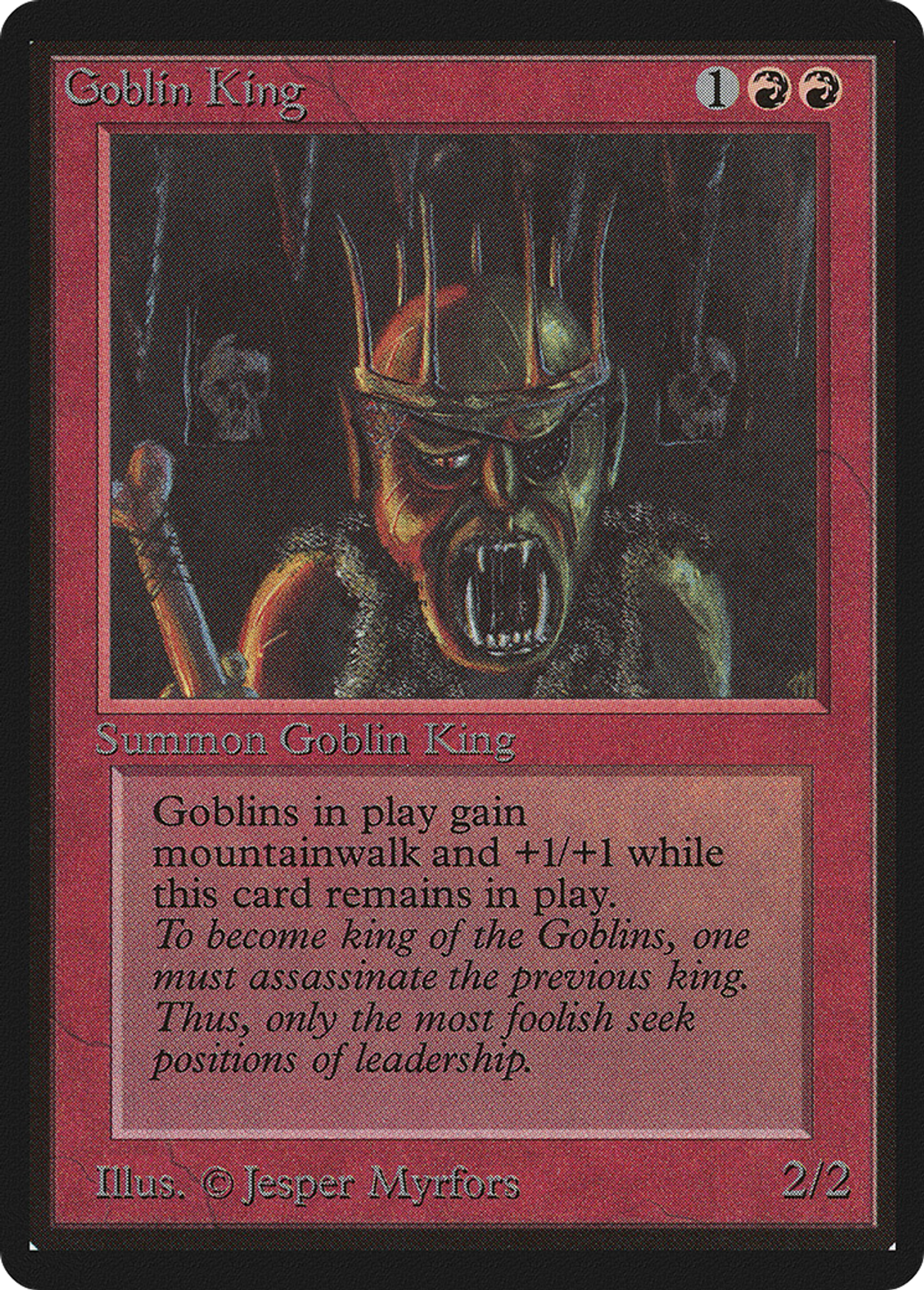 Roi des gobelins — Limited Edition Beta — Magic: The Gathering