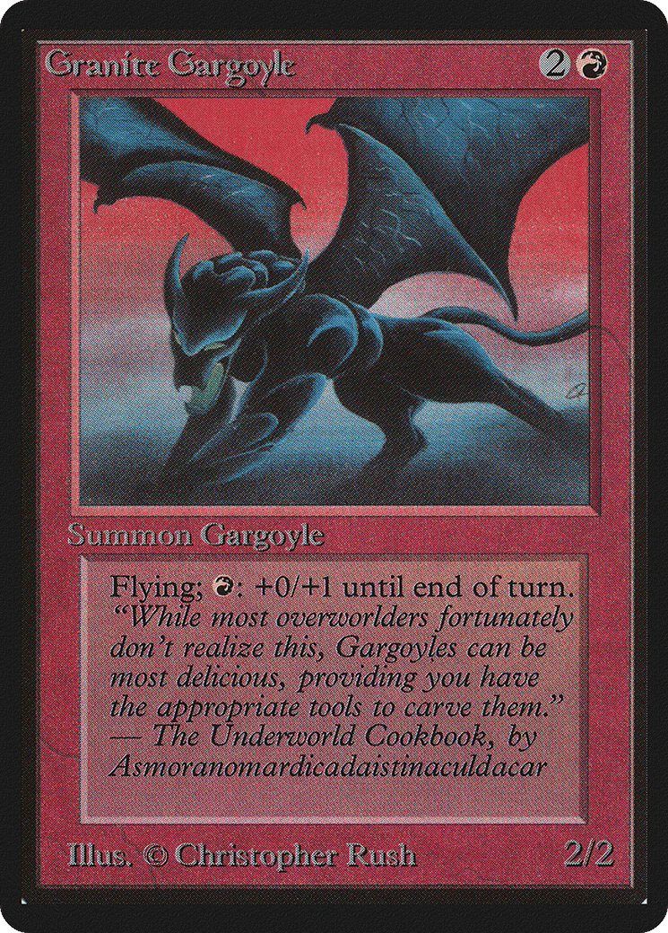 Granite Gargoyle — Limited Edition Beta — Magic: The Gathering