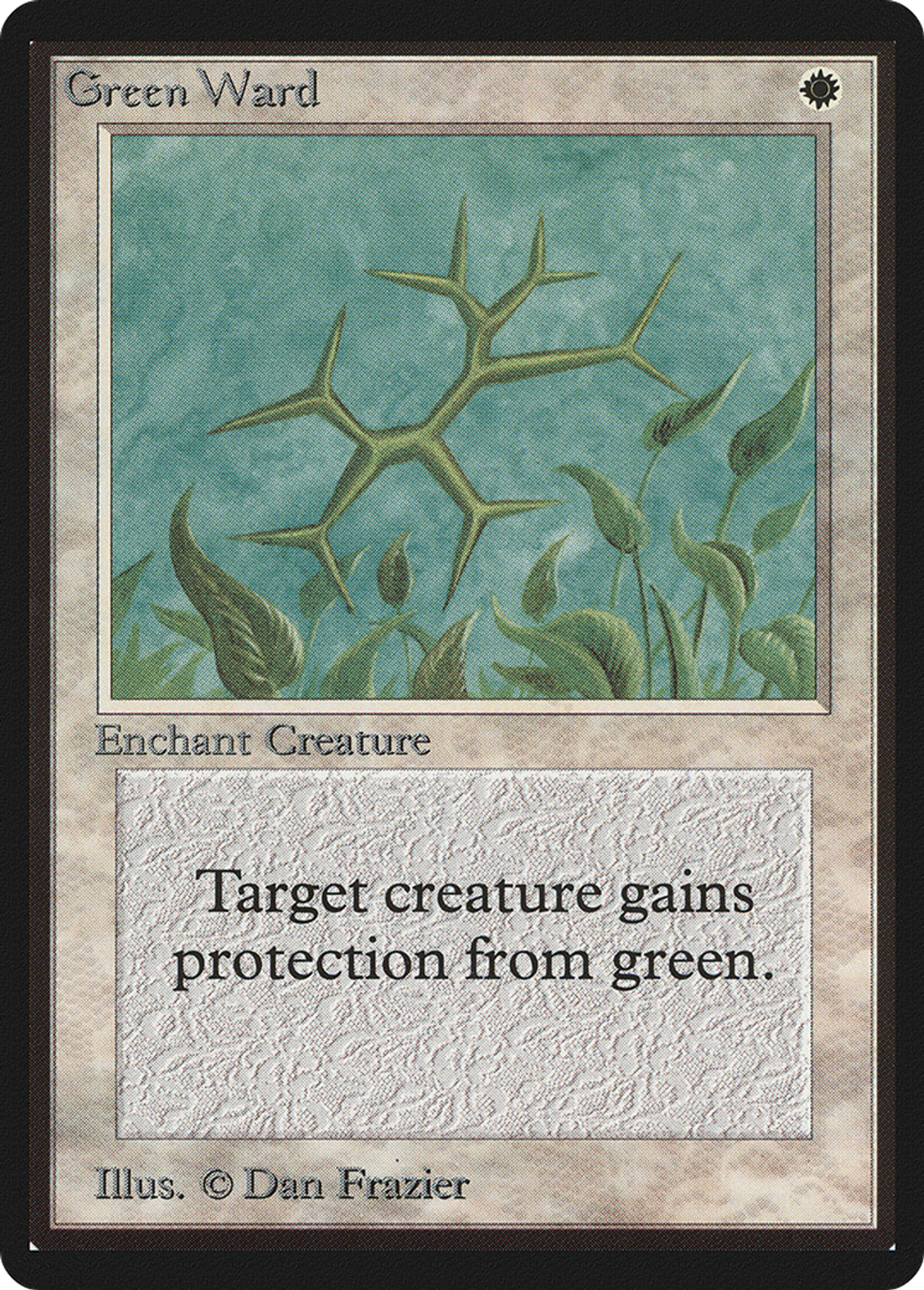 Rune de garde verte — Limited Edition Beta — Magic: The Gathering