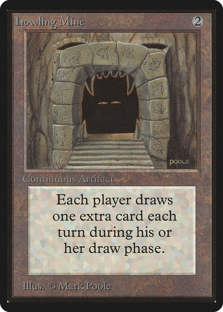 Howling Mine — Limited Edition Beta — Magic: The Gathering