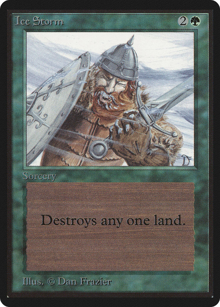 Ice Storm — Limited Edition Beta — Magic: The Gathering