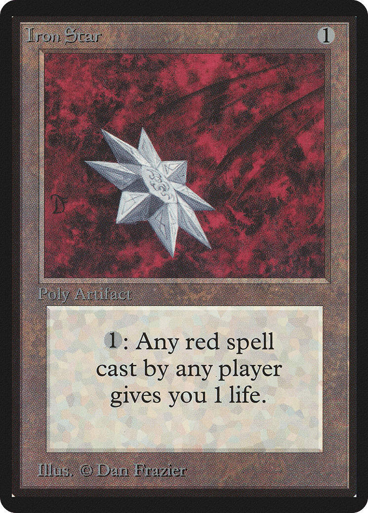 Iron Star — Limited Edition Beta — Magic: The Gathering