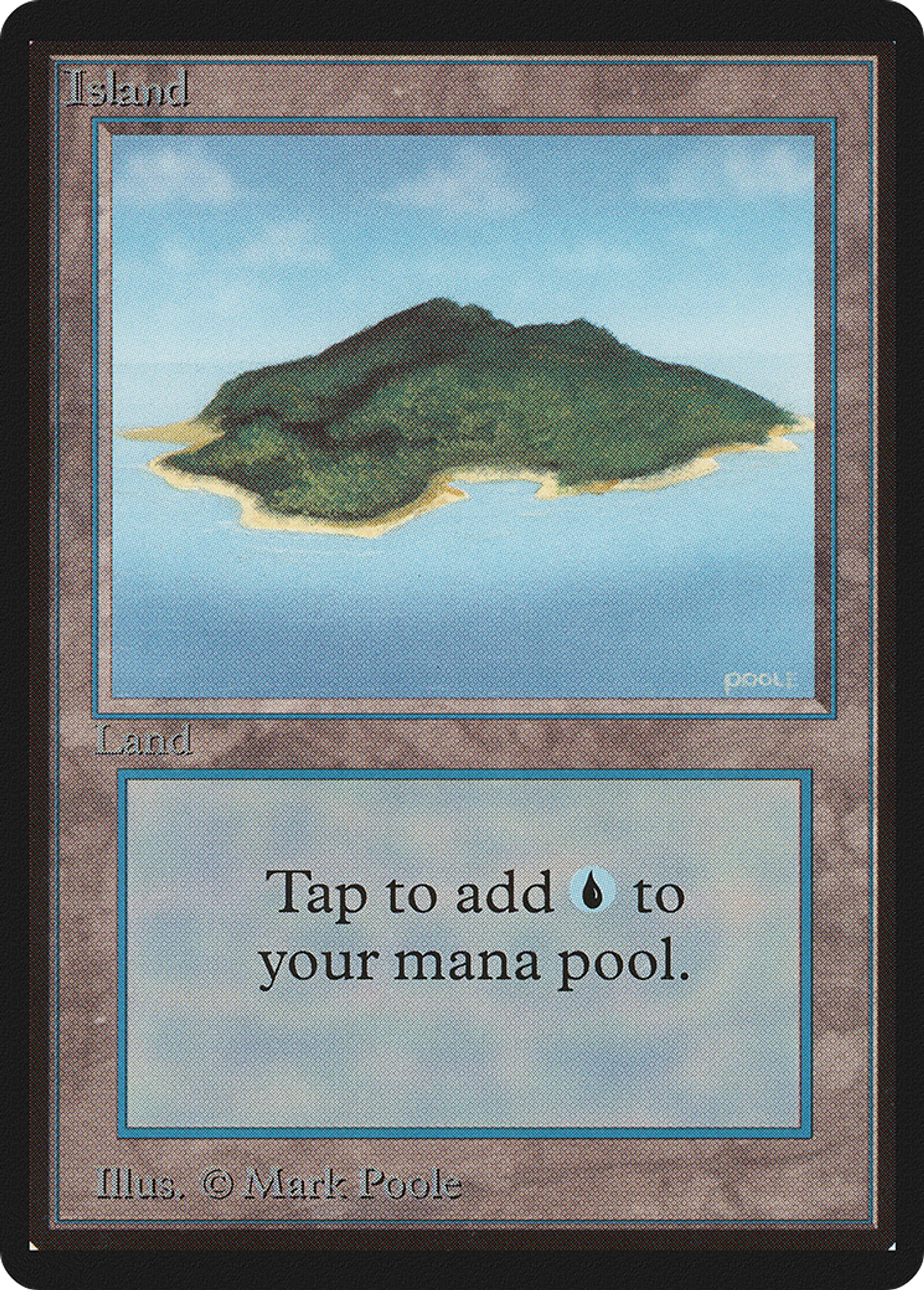 Island — Limited Edition Beta — Magic: The Gathering
