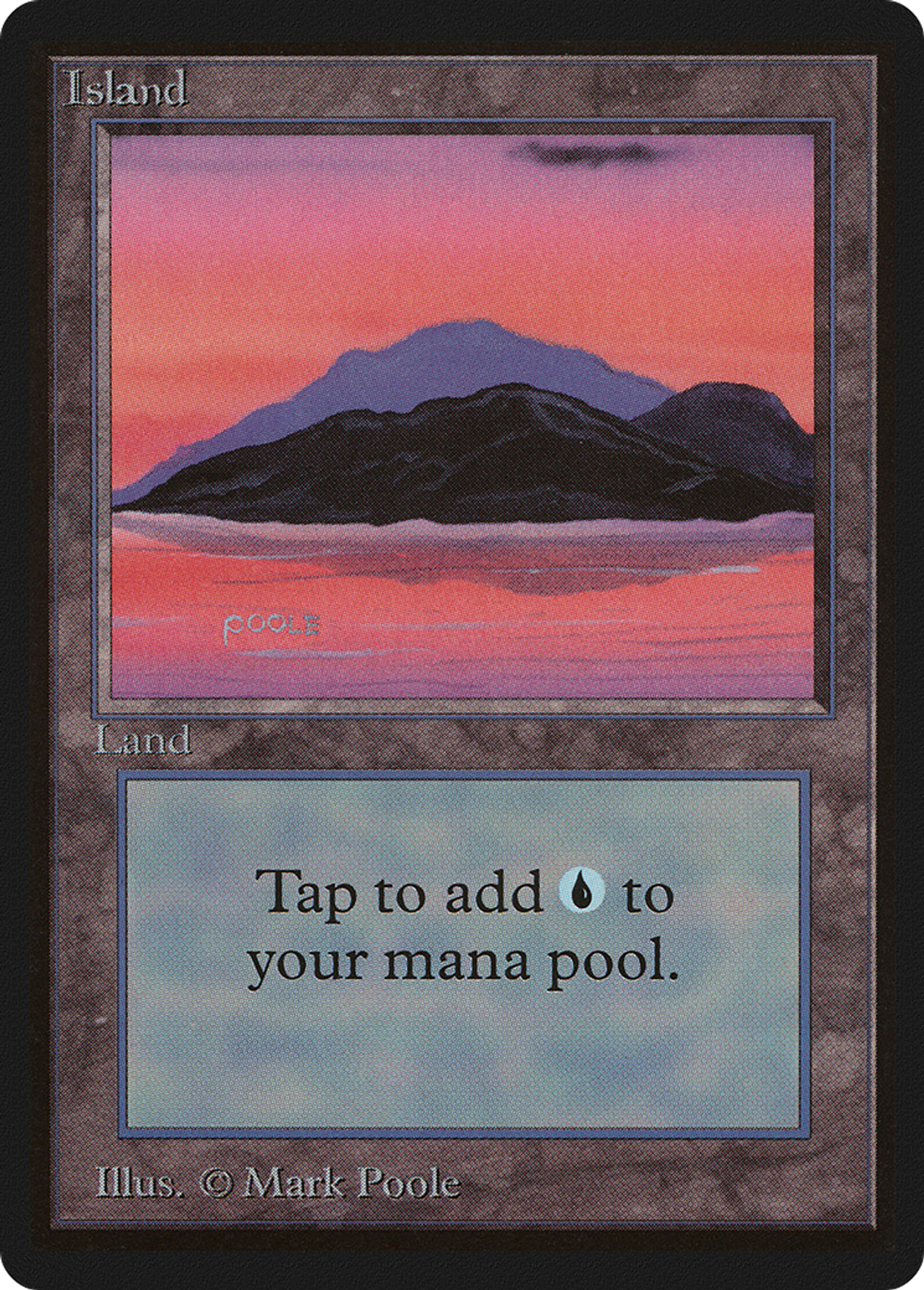 Island — Limited Edition Beta — Magic: The Gathering