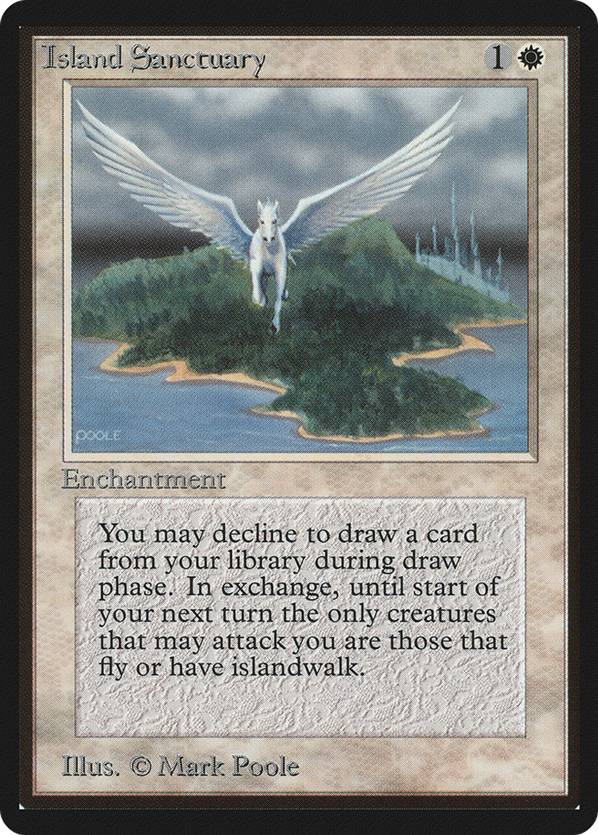 Ile sanctuaire — Limited Edition Beta — Magic: The Gathering