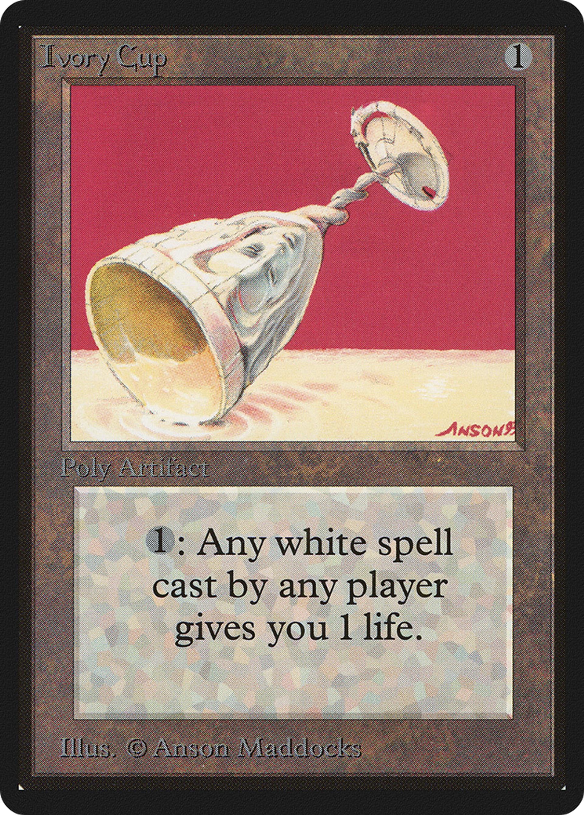 Coupe d'ivoire — Limited Edition Beta — Magic: The Gathering