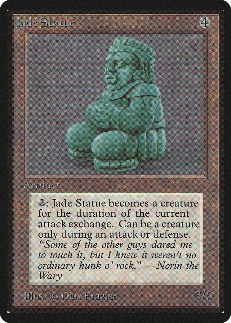 Statue de jade — Limited Edition Beta — Magic: The Gathering