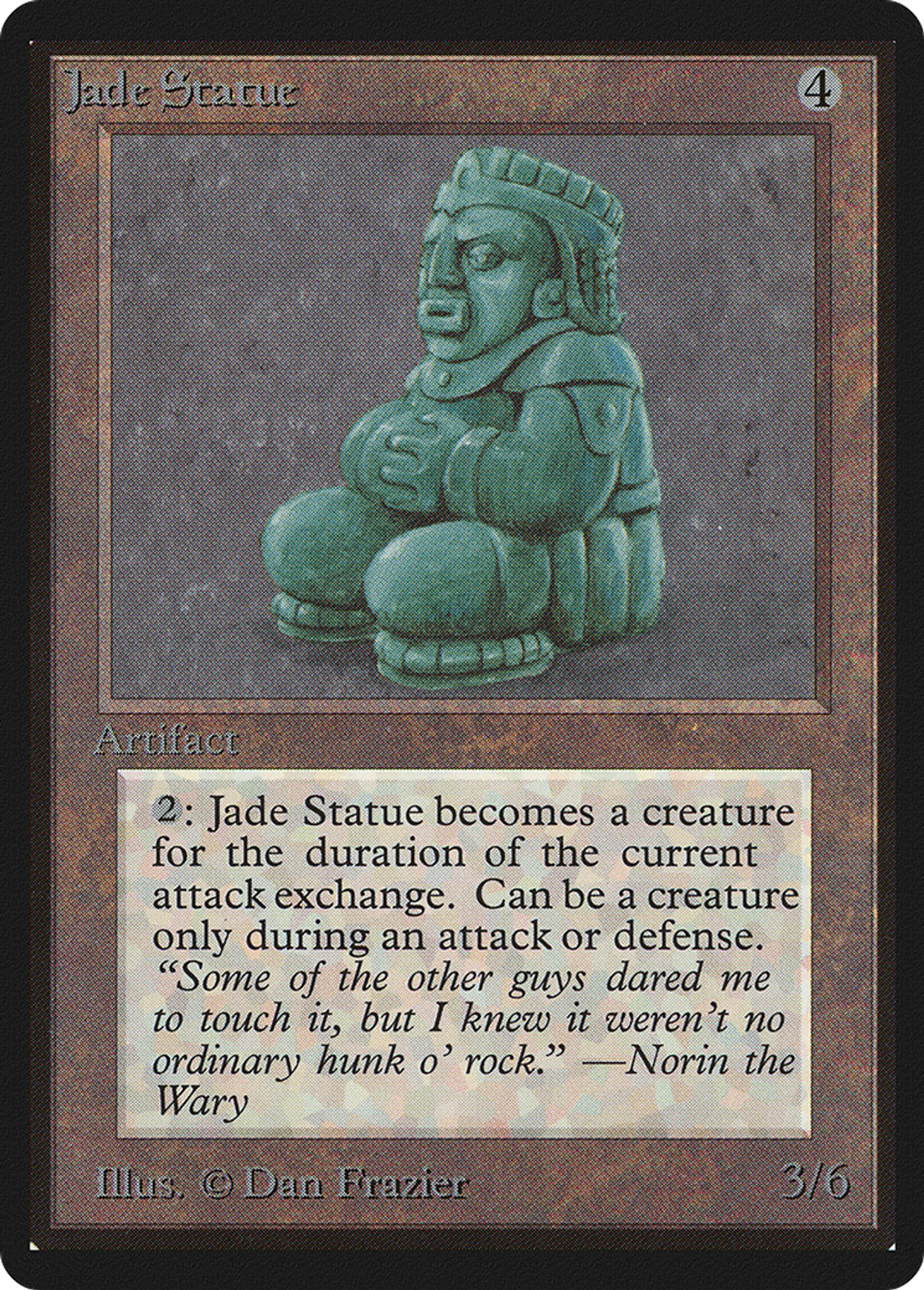 Jade Statue — Limited Edition Beta — Magic: The Gathering