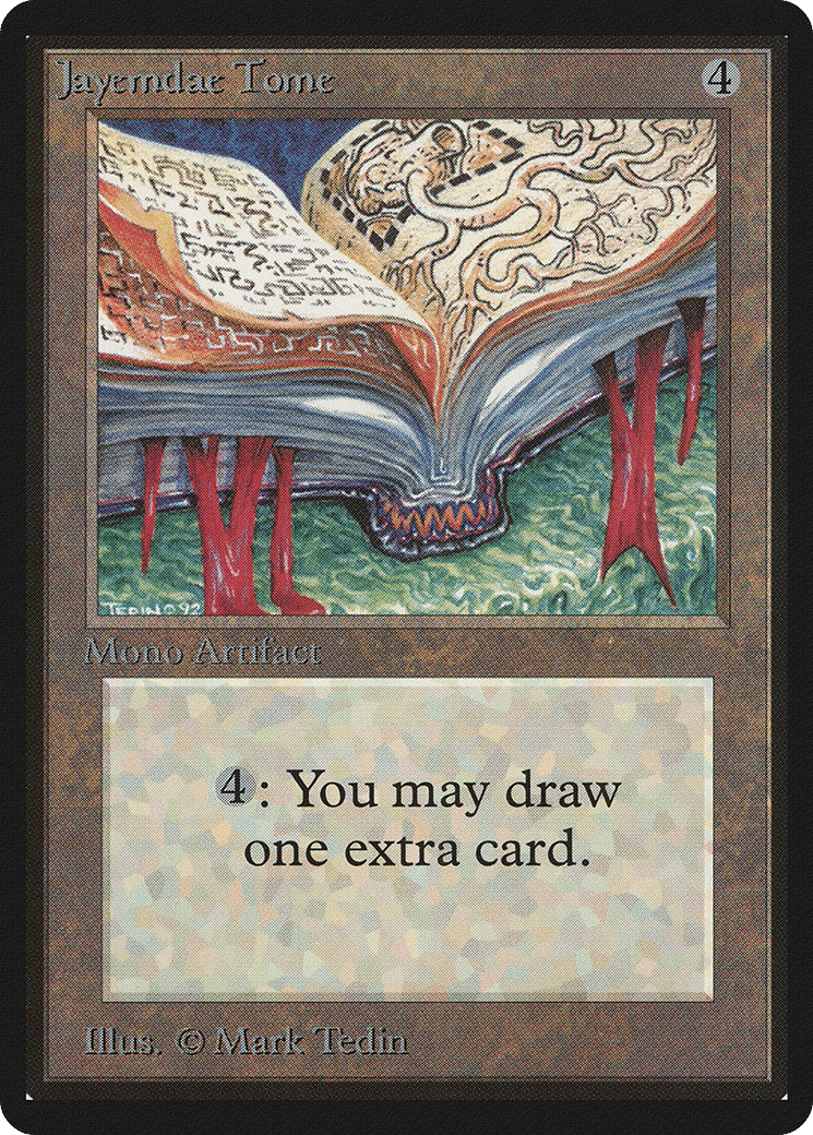 Jayemdae Tome — Limited Edition Beta — Magic: The Gathering