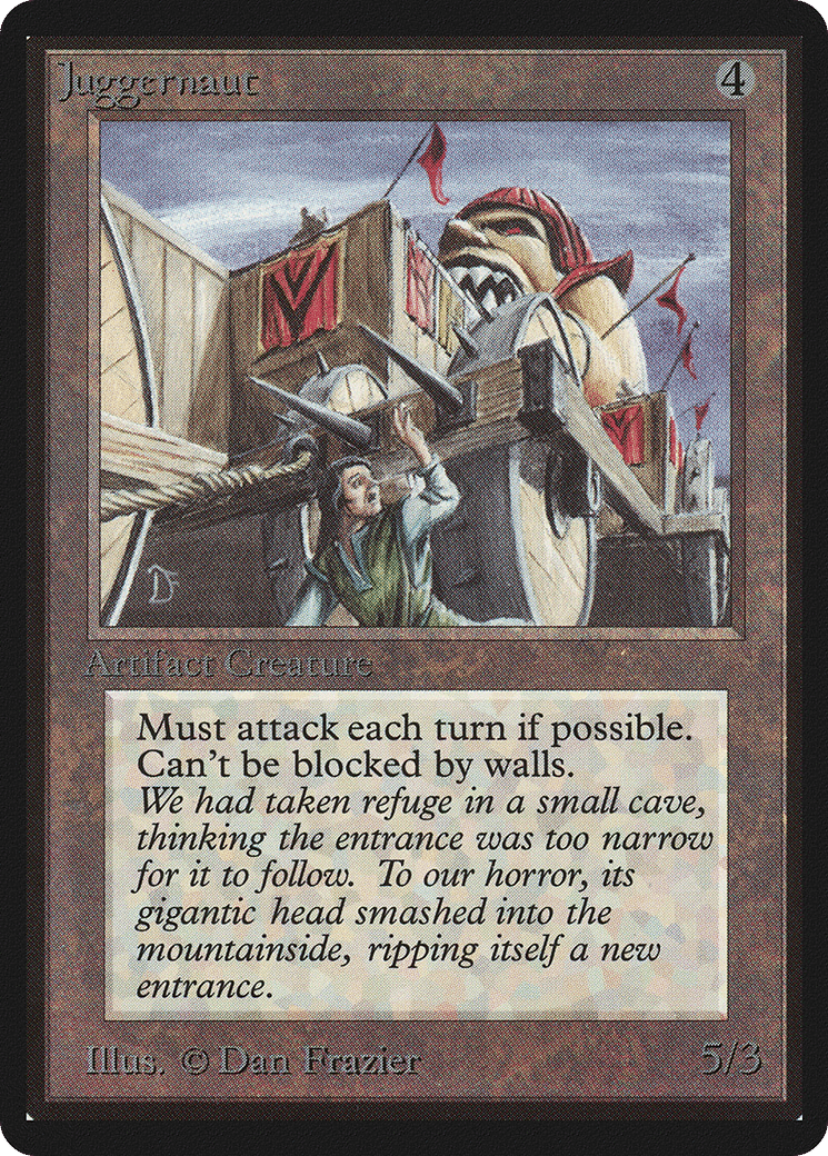 Juggernaut — Limited Edition Beta — Magic: The Gathering