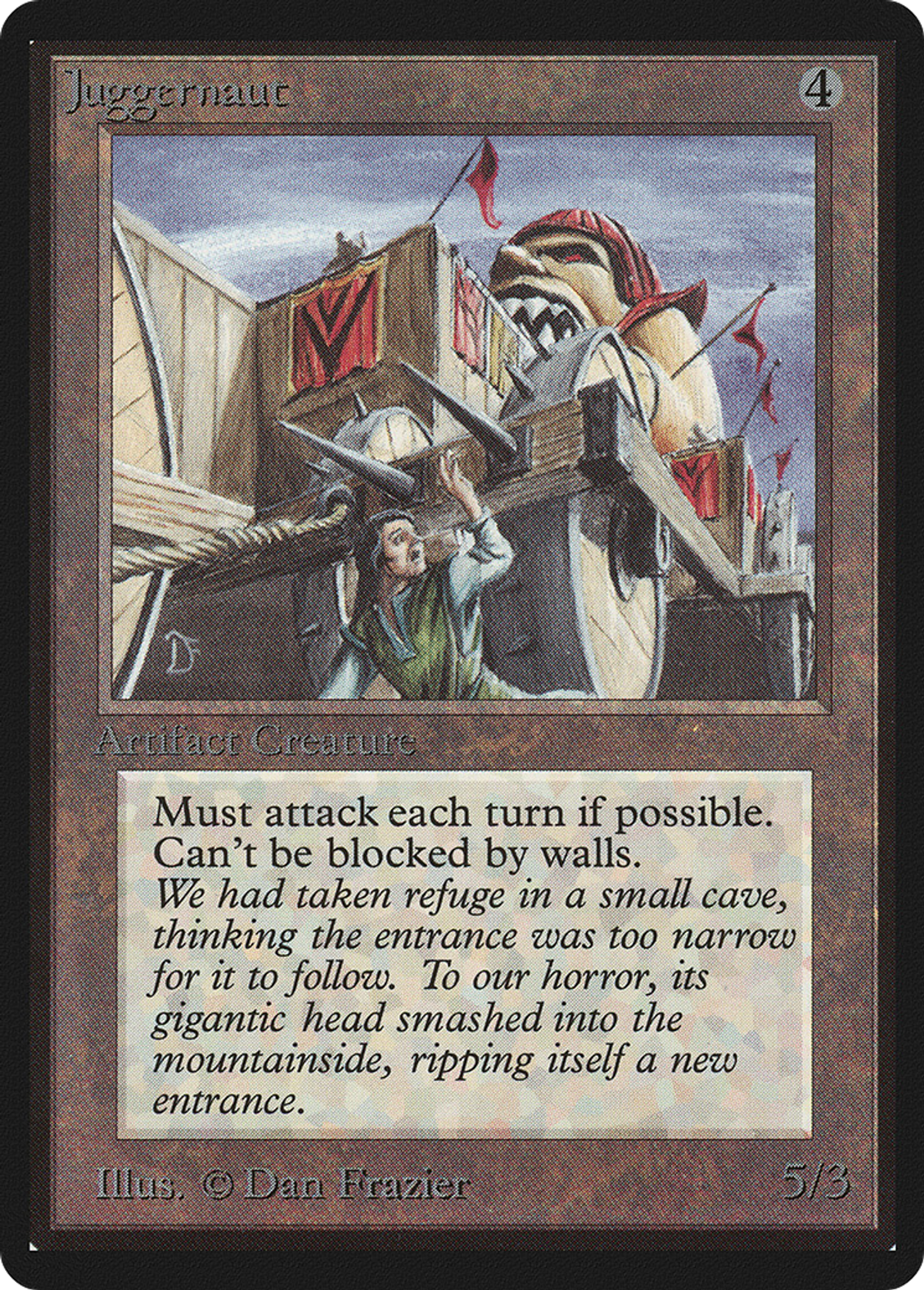 Djaggernaut — Limited Edition Beta — Magic: The Gathering