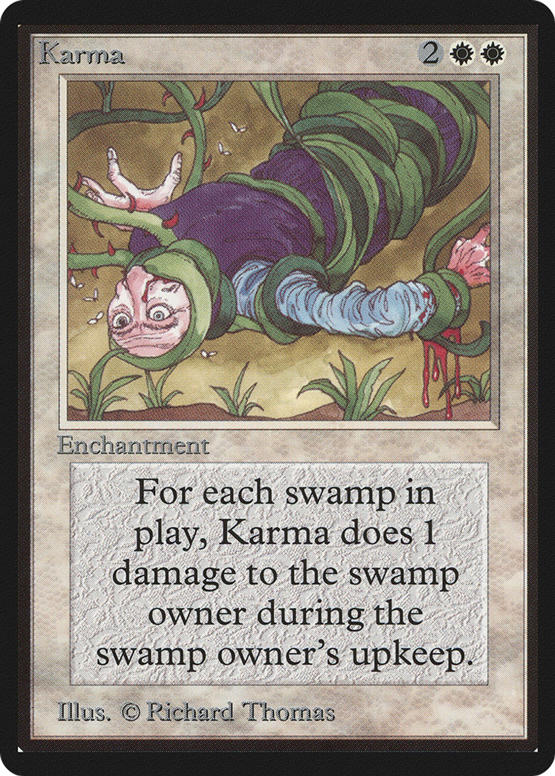 Karma — Limited Edition Beta — Magic: The Gathering